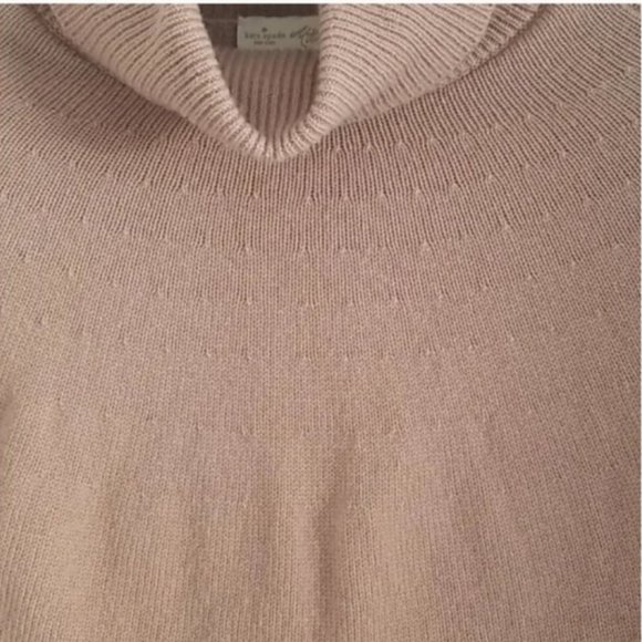 kate spade madison avenue loriot pink turtleneck capelet sweater small nwot - Picture 10 of 16